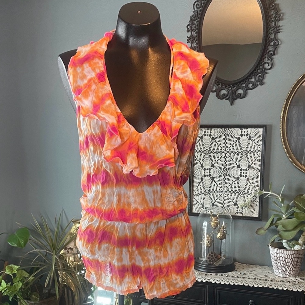 Victoria’s Secret Pink and Orange Women's bikini coverup
